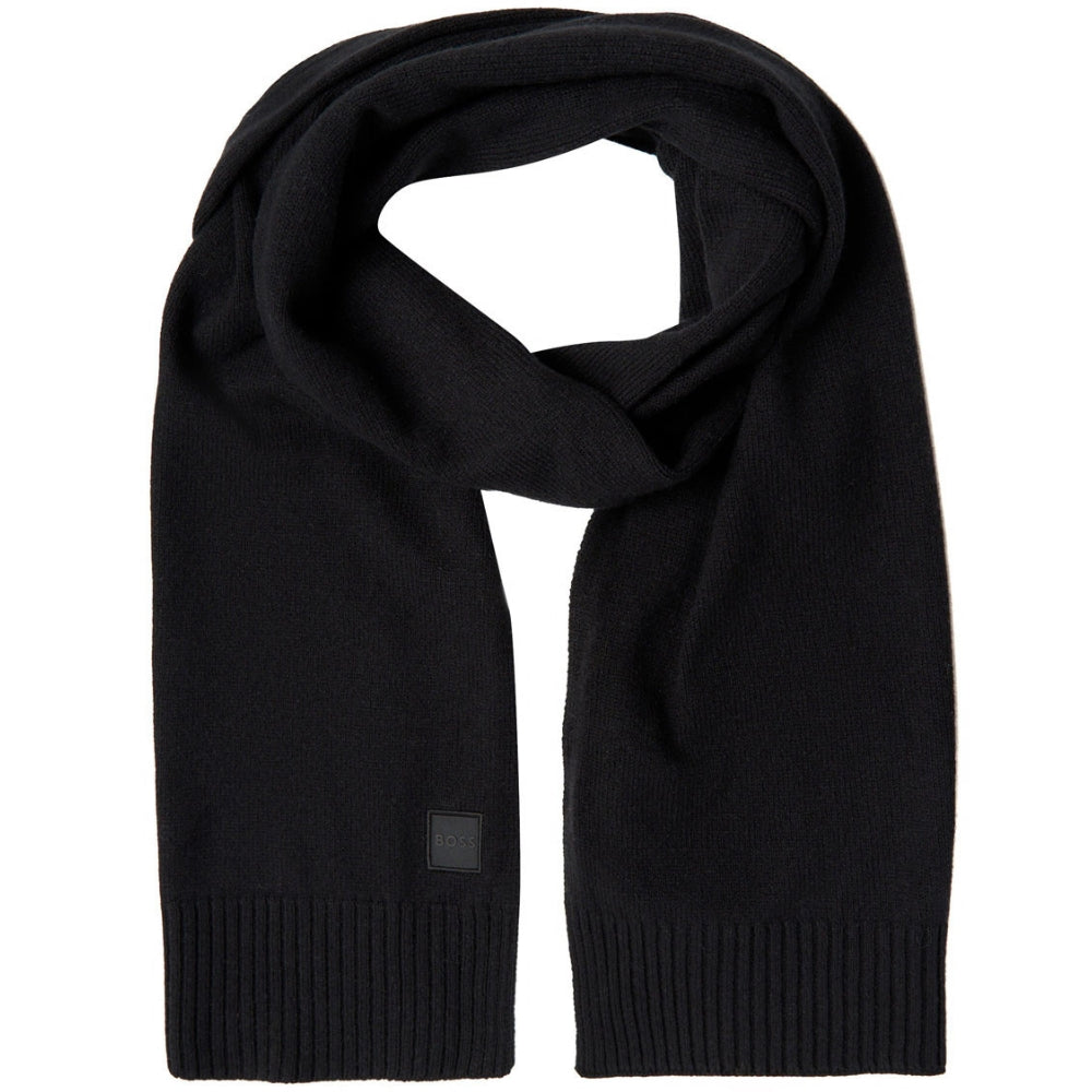 Bufanda de hombre color negro