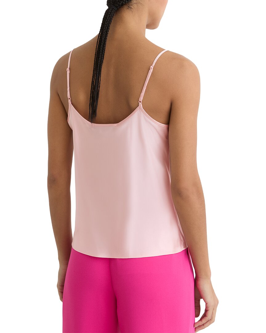 Camiseta sin mangas de seda