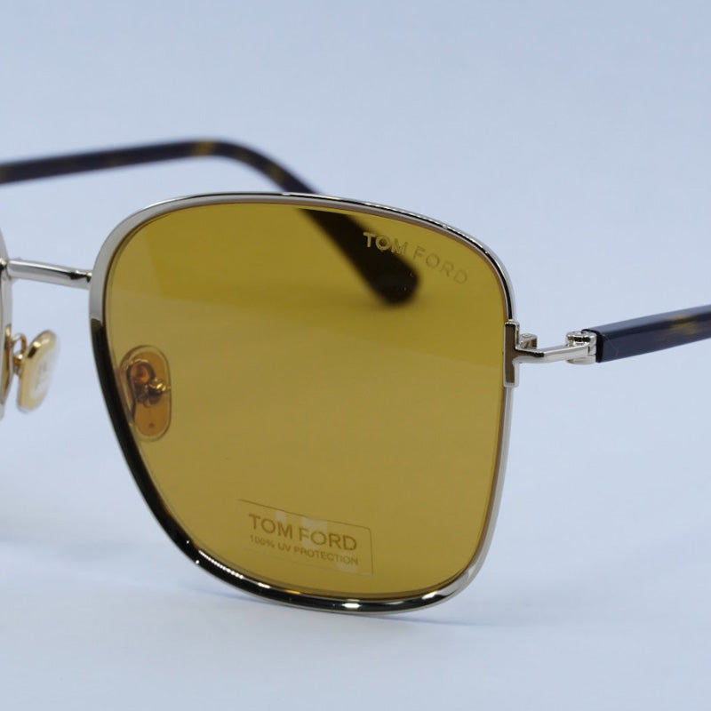 Gafas color oro rosa y café