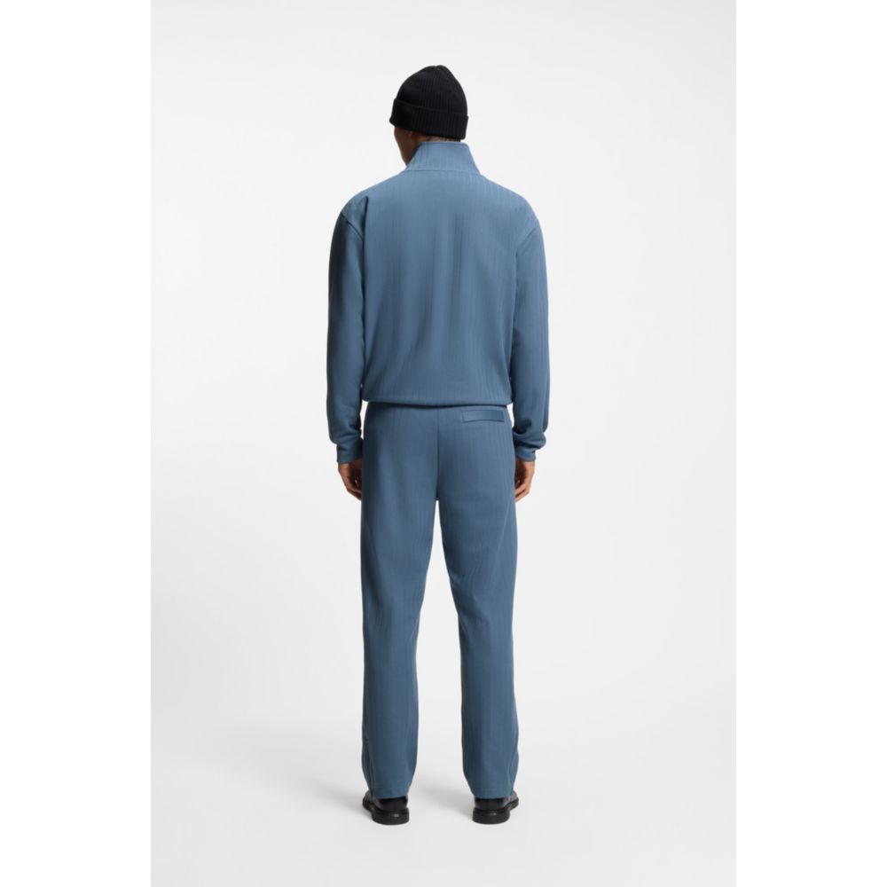 Pantalón deportivo de mezcla de algodón a rayas