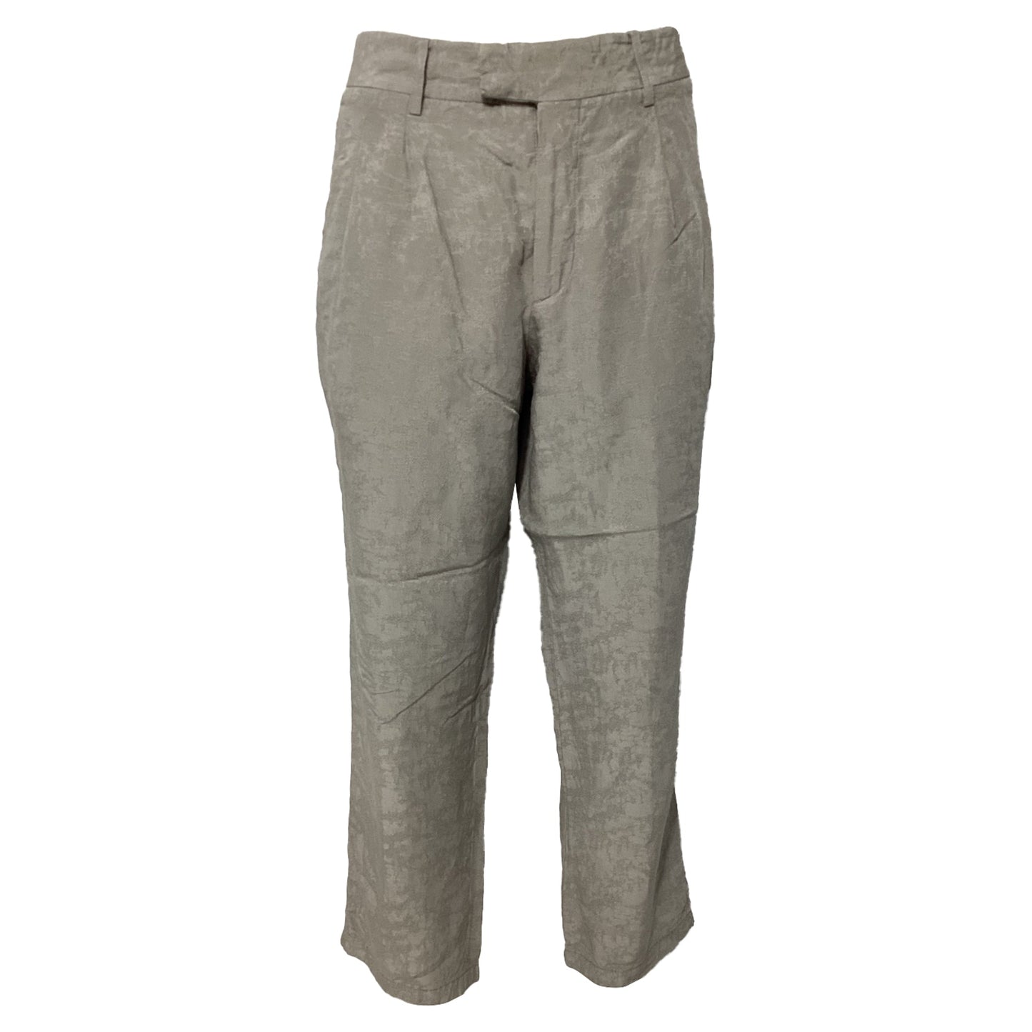 Pantalón de algodón color gris