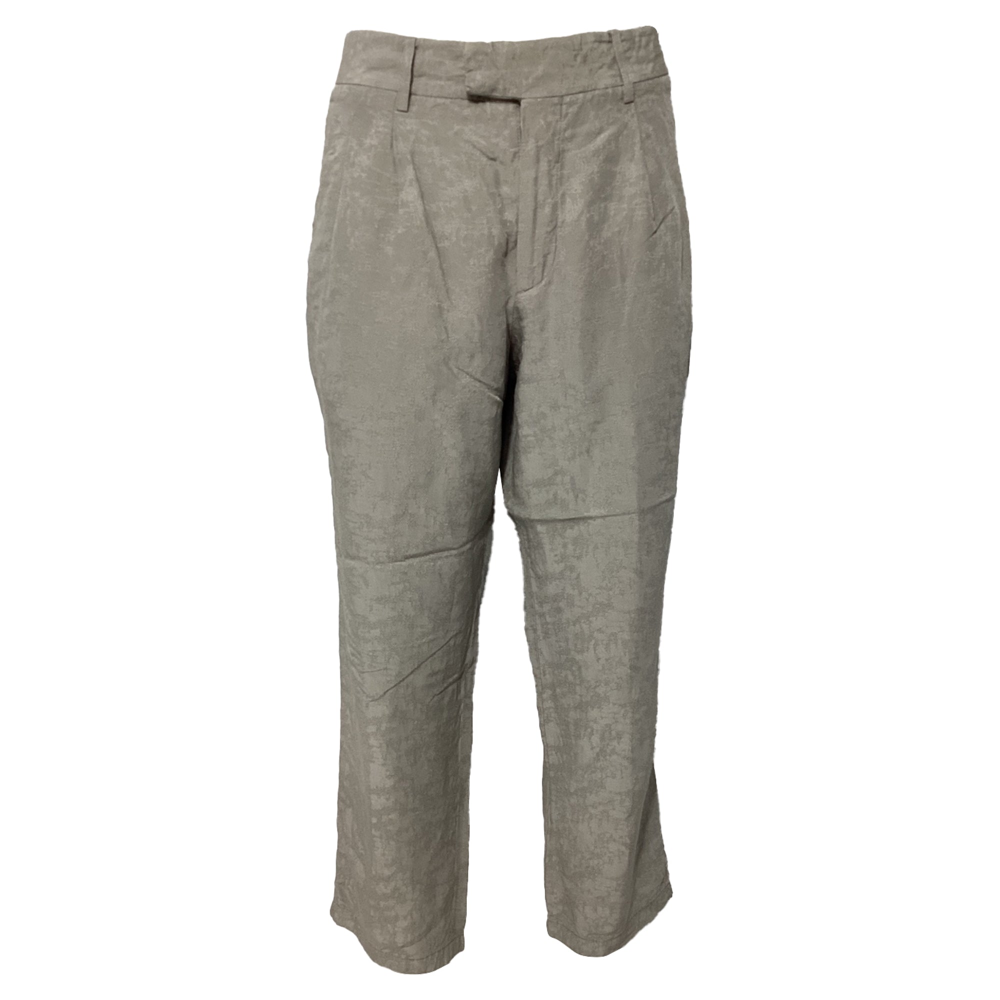 Pantalón de algodón color gris