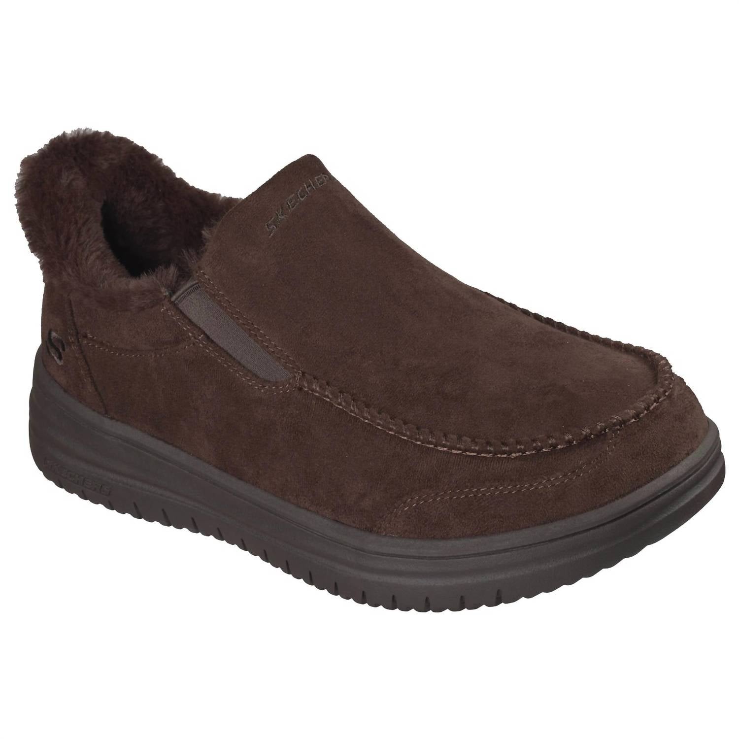 Zapatos de hombre sin cordones color café