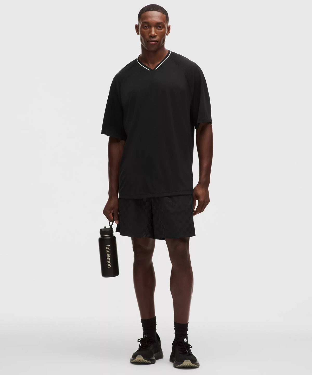 Camisa de manga corta de corte amplio