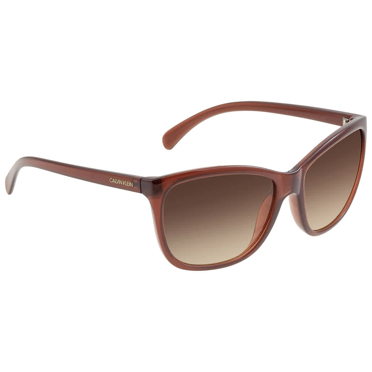 Gafas de sol de mujer de montura cuadrada color café
