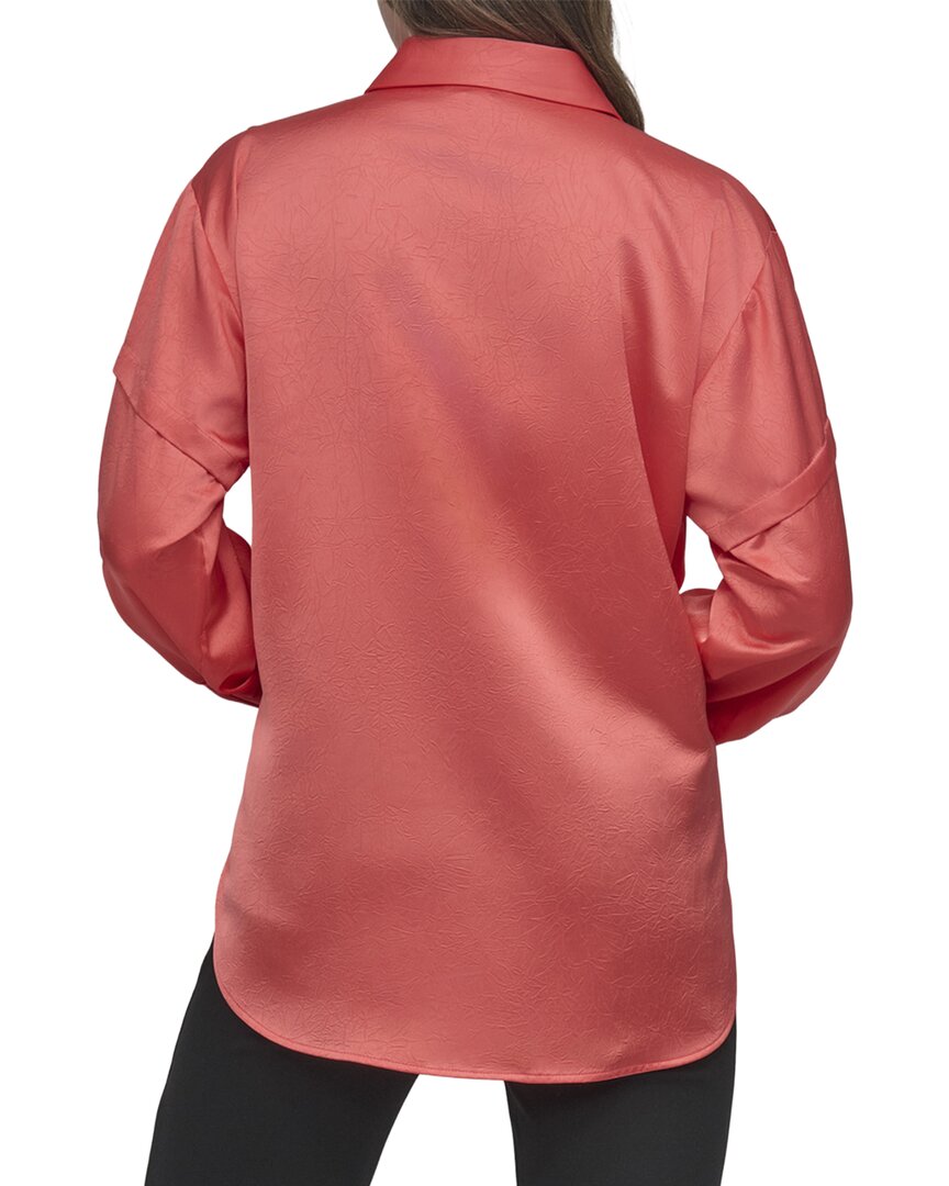 DKNY Top con Lazo Frontal