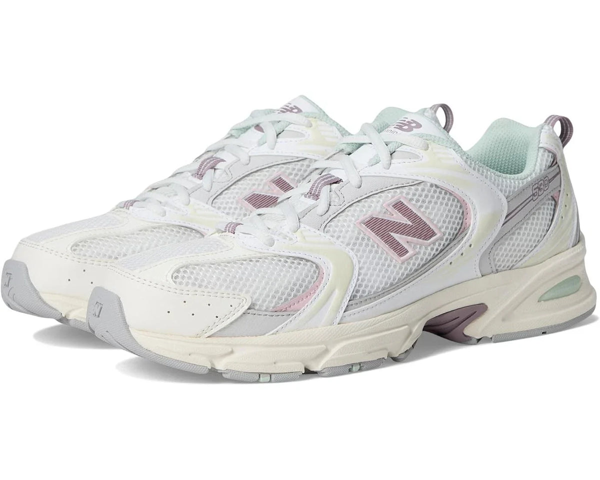 Tenis de hombre color blanco y rosado