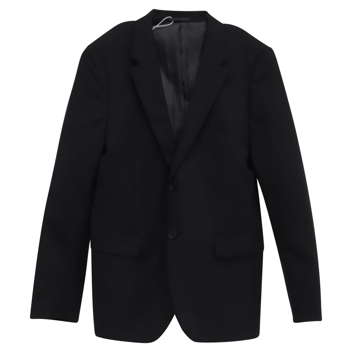 Blazer de lana color negro