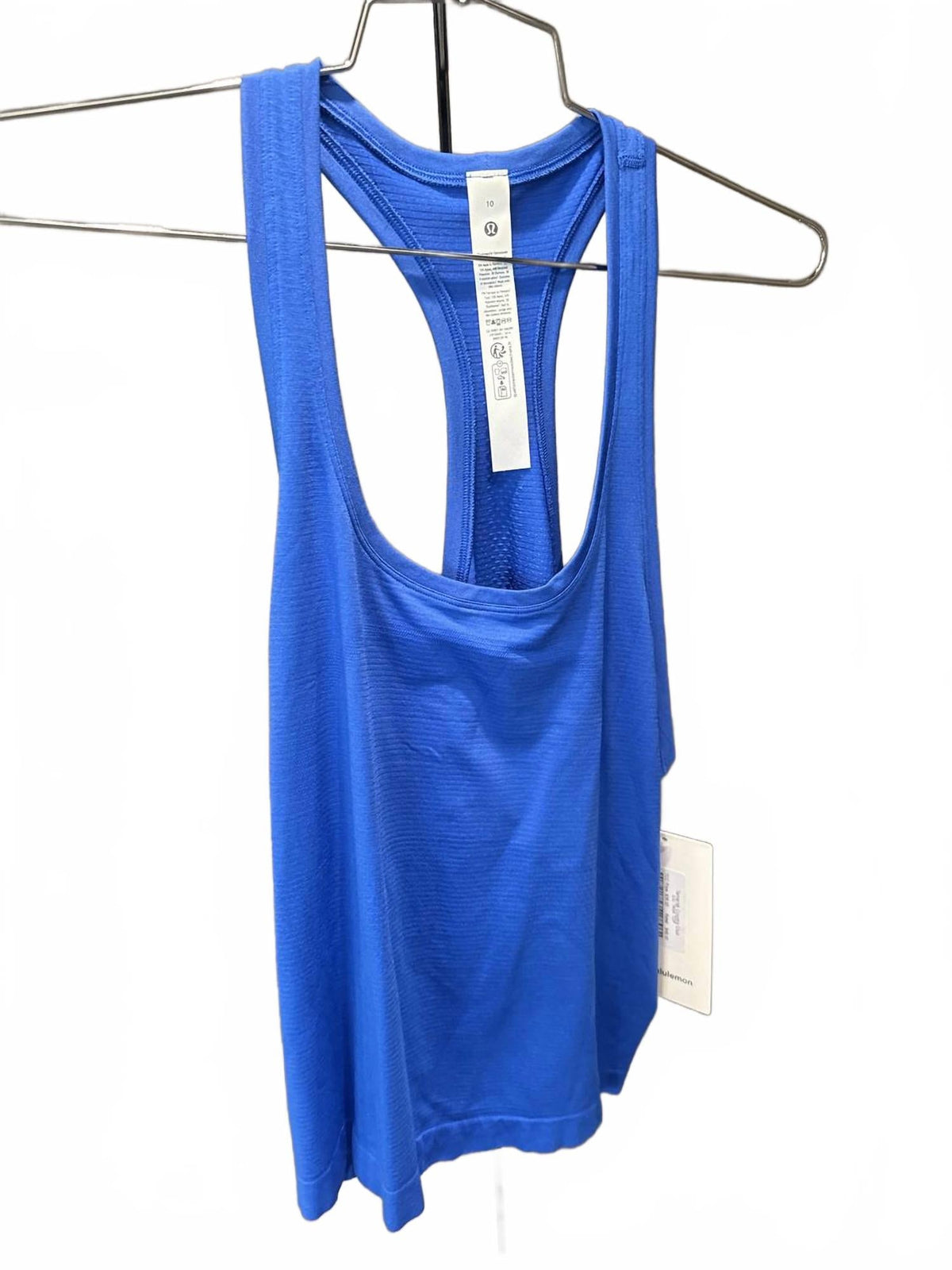 Camiseta sin mangas de mujer color azul