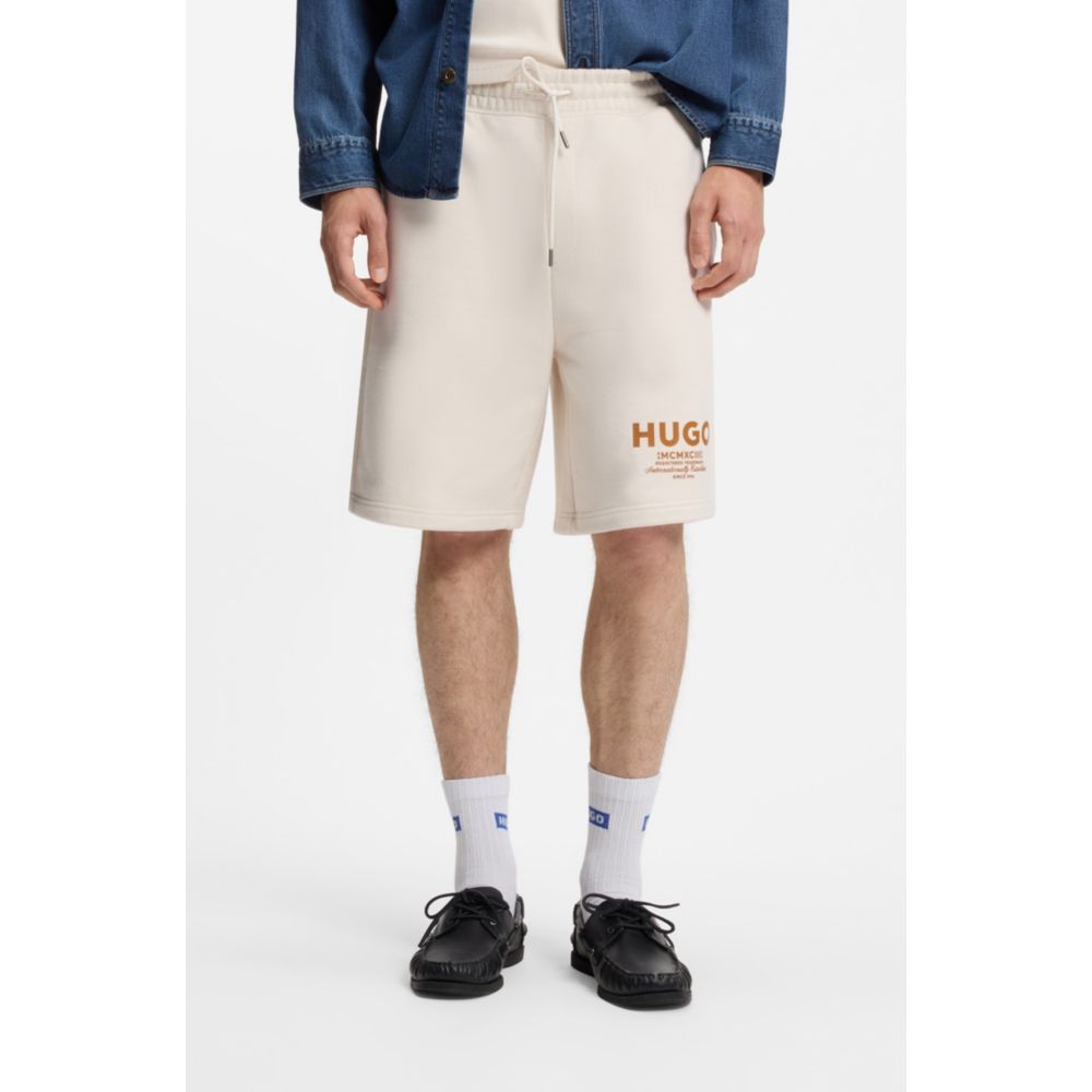 Short de algodón de corte amplio