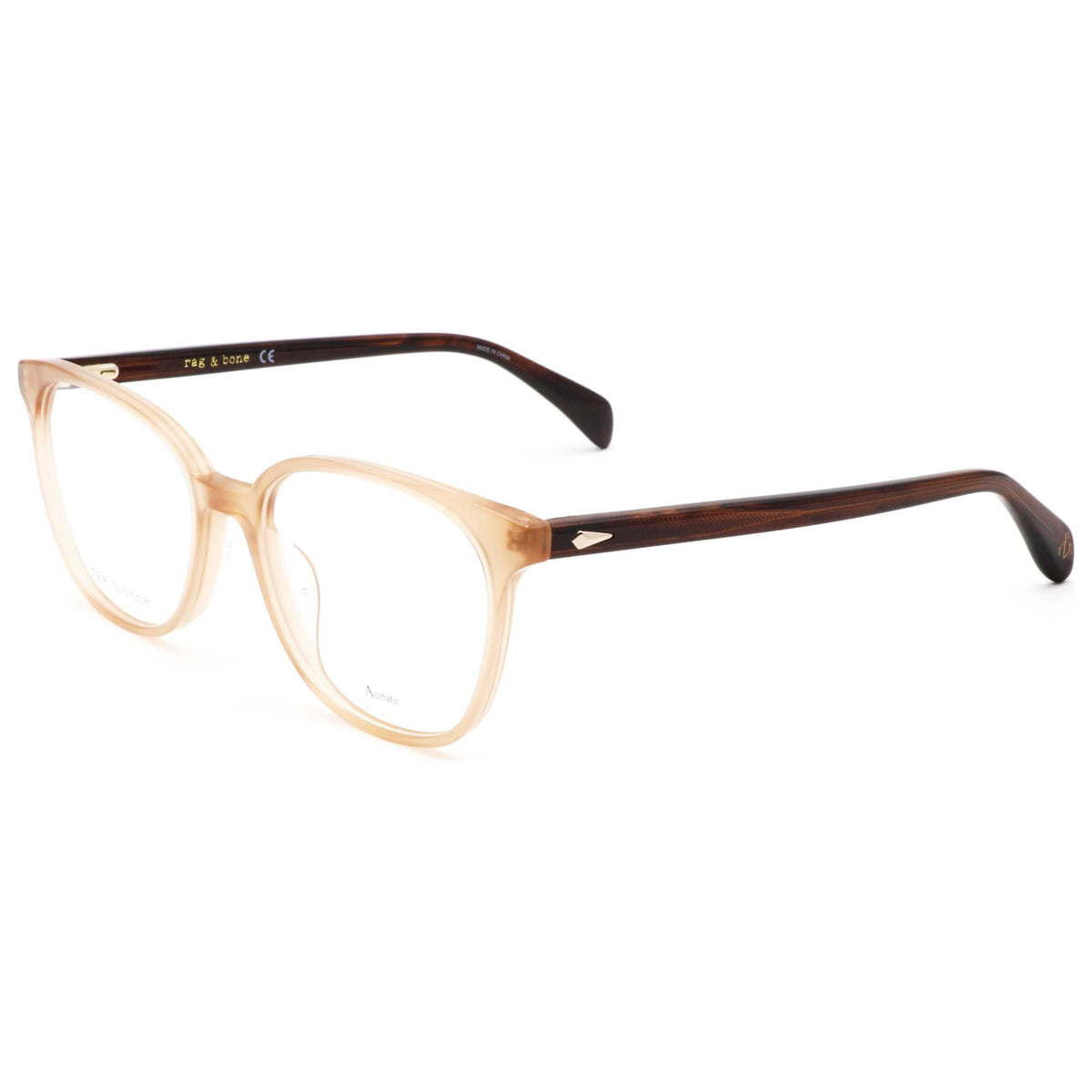 Montura para gafas de mujer 52 mm color café