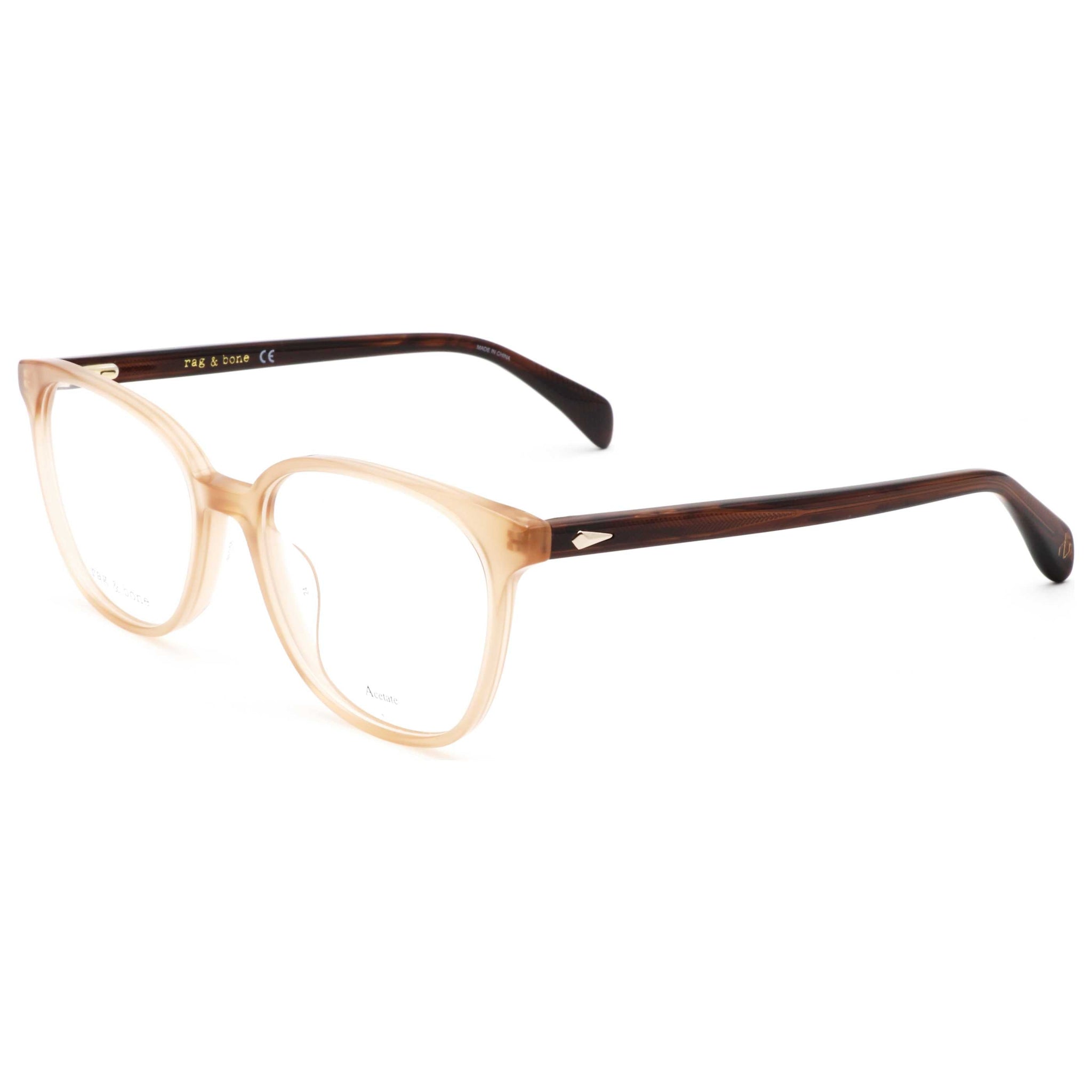 Montura para gafas de mujer 52 mm color café