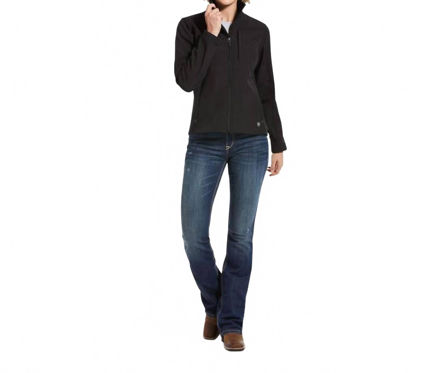 Chaqueta de mujer color negro