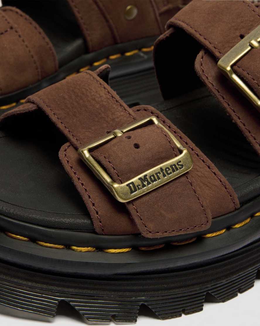 Sandalias de nobuk con plataforma