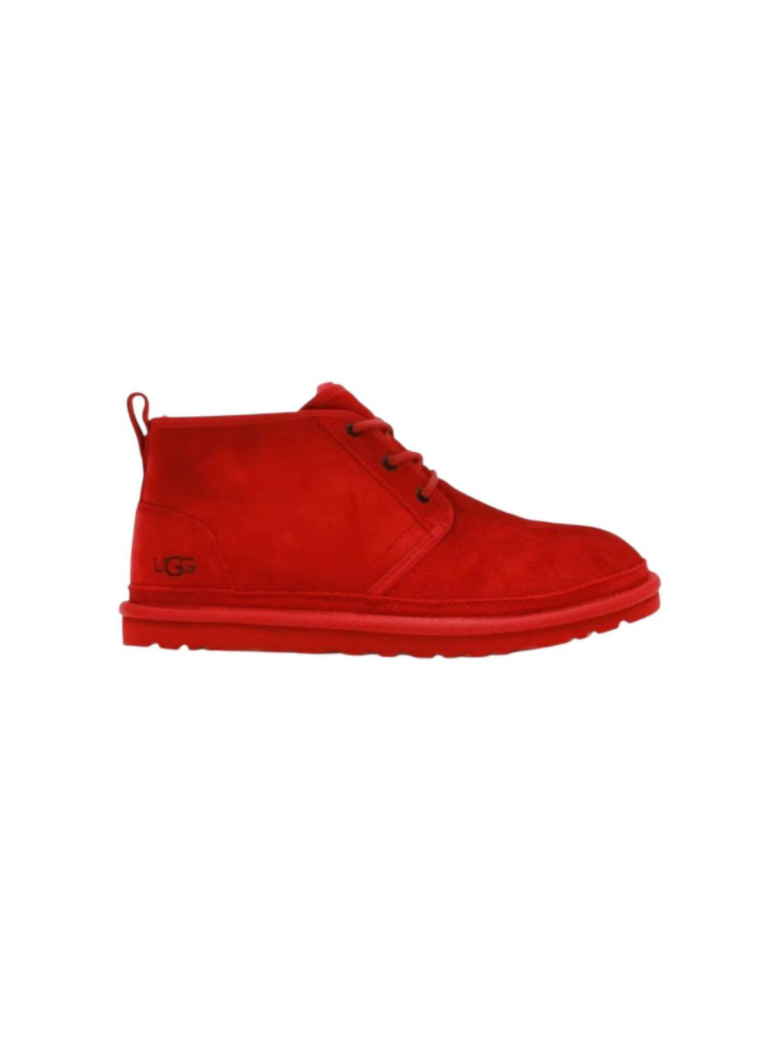 Botas de hombre color rojo