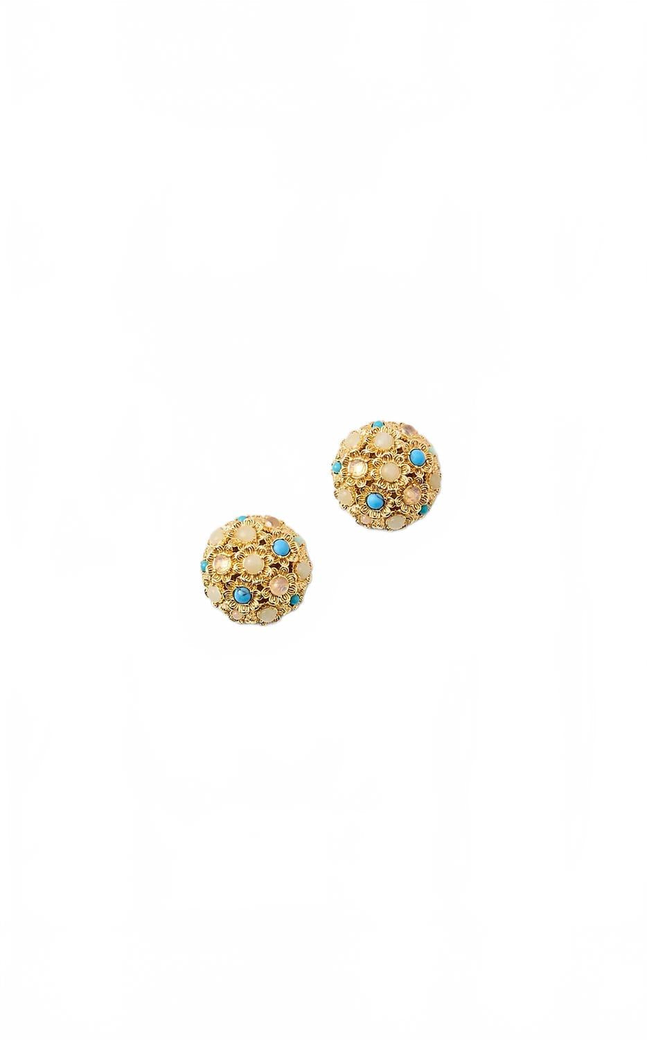 Aretes de mujer multicolor