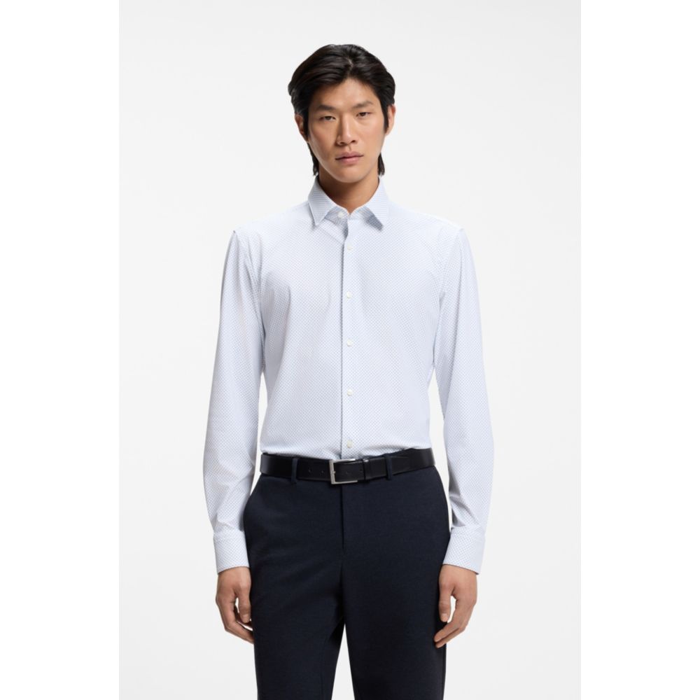 Camisa de corte ajustado con estampado