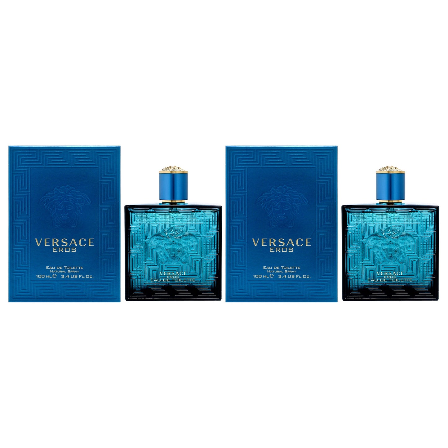 Perfume de hombre (2 unidades) eau de toilette 3,4 oz