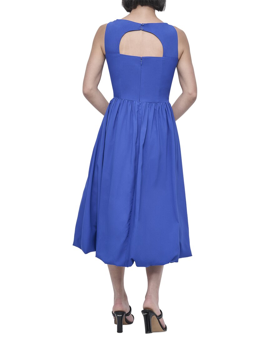 DKNY Vestido Globo Cuello Barco
