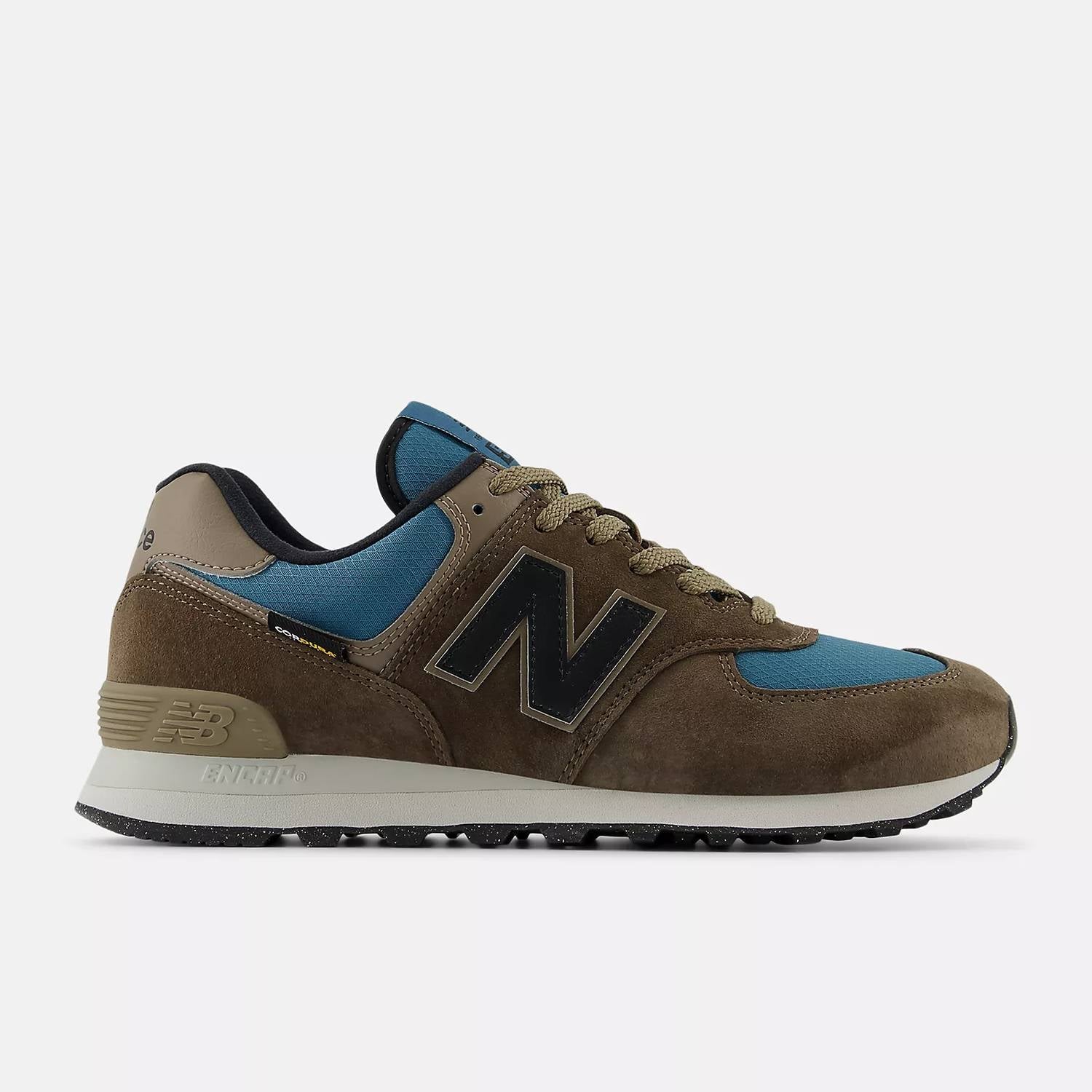 Zapatos unisex color azul y café