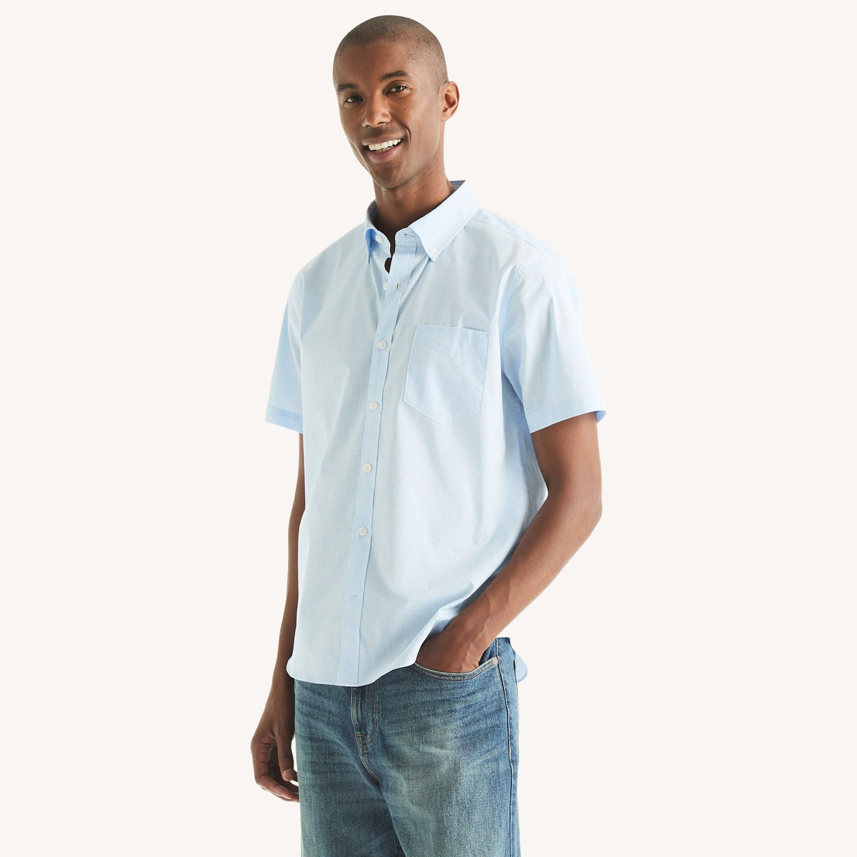 Camisa de hombre a cuadros