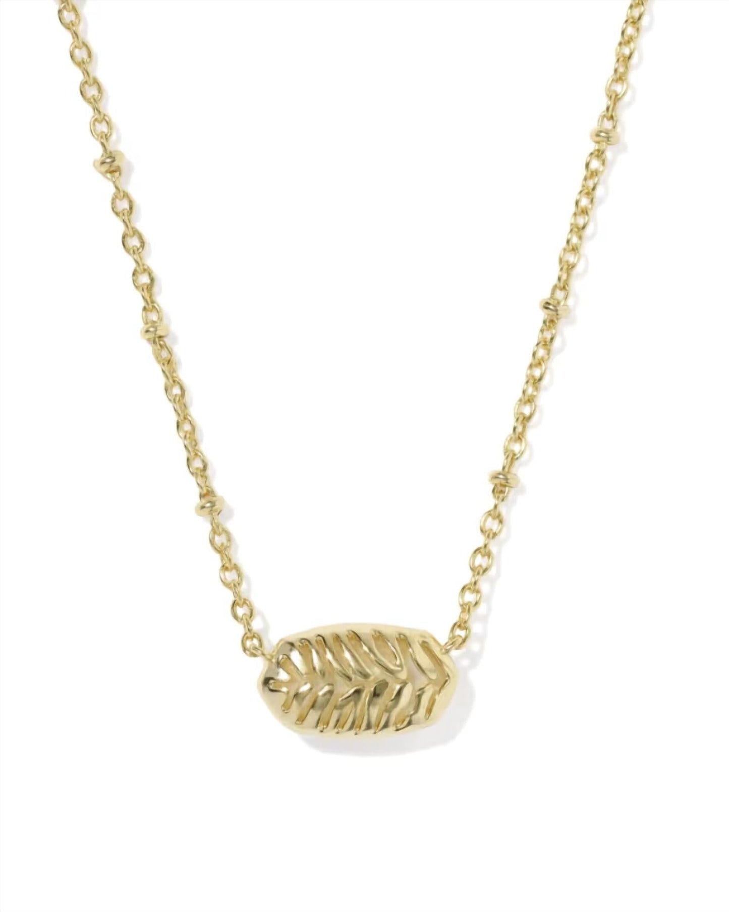 Collar de mujer color dorado