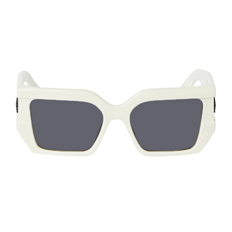 Gafas color gris oscuro y blanco