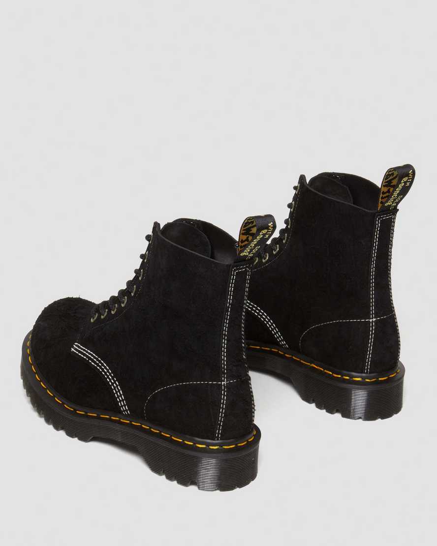 Botas de gamuza con cordones