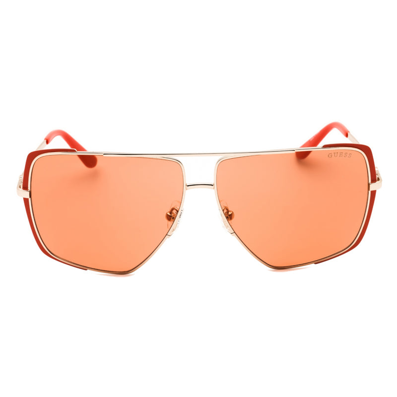 Gafas color café y naranja