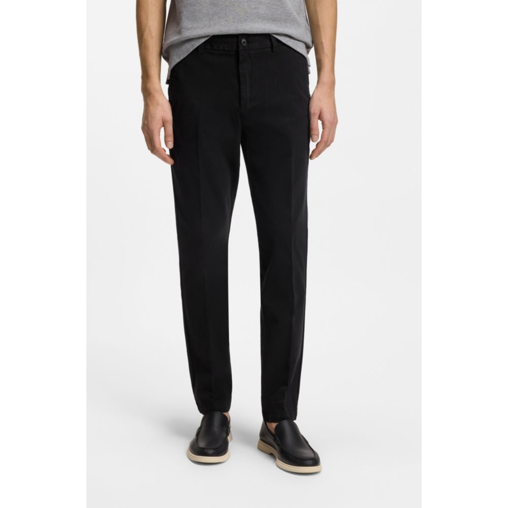 Pantalón de algodón de corte ajustado
