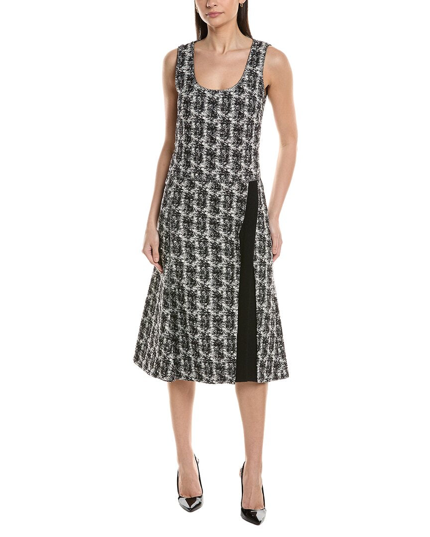 Vestido de mezcla de lana midi