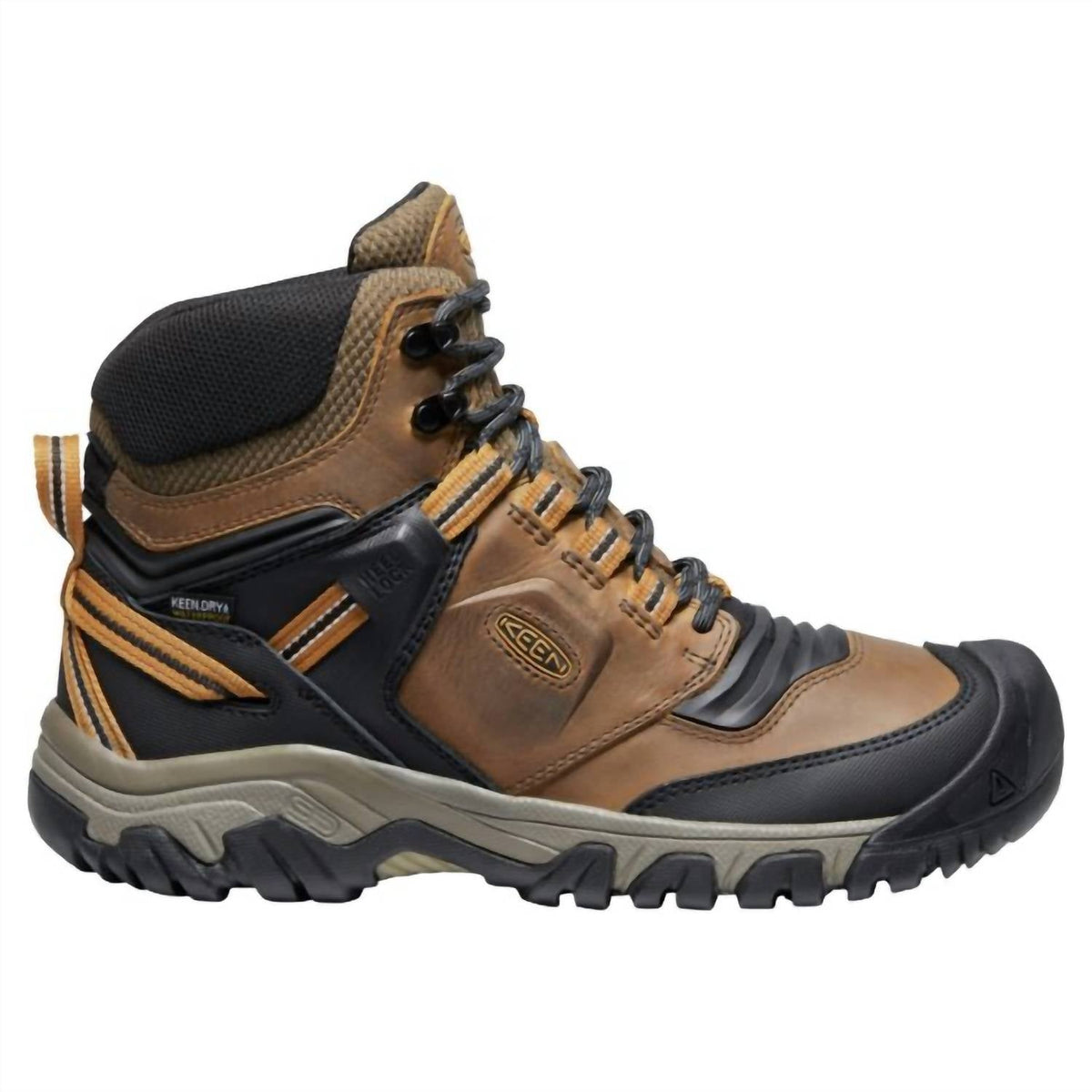 Botas de hombre impermeables color café