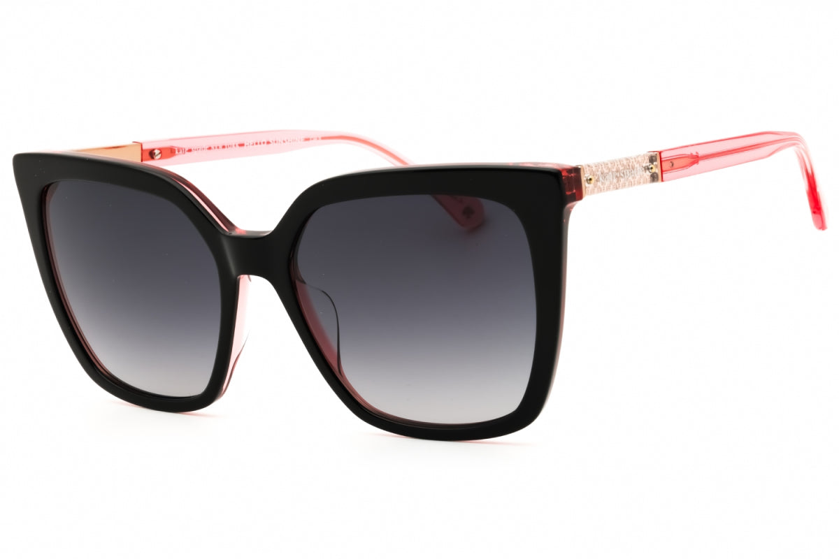 Gafas color gris oscuro y negro y rosado
