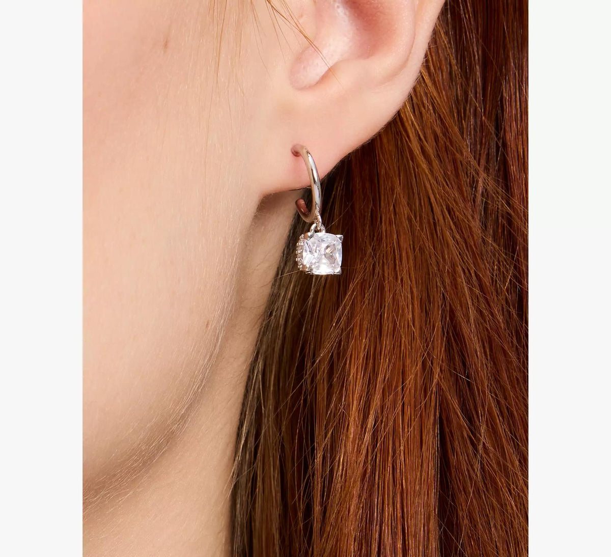 Aretes color plateado
