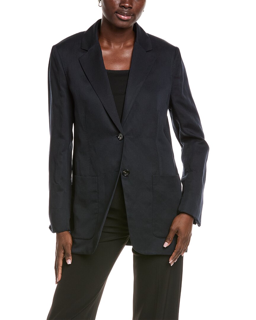 Blazer de mezcla de lino