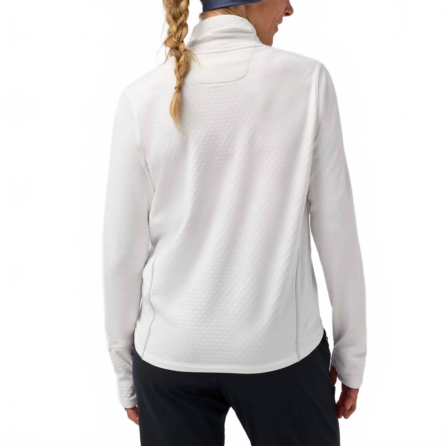 Camiseta de manga larga color blanco