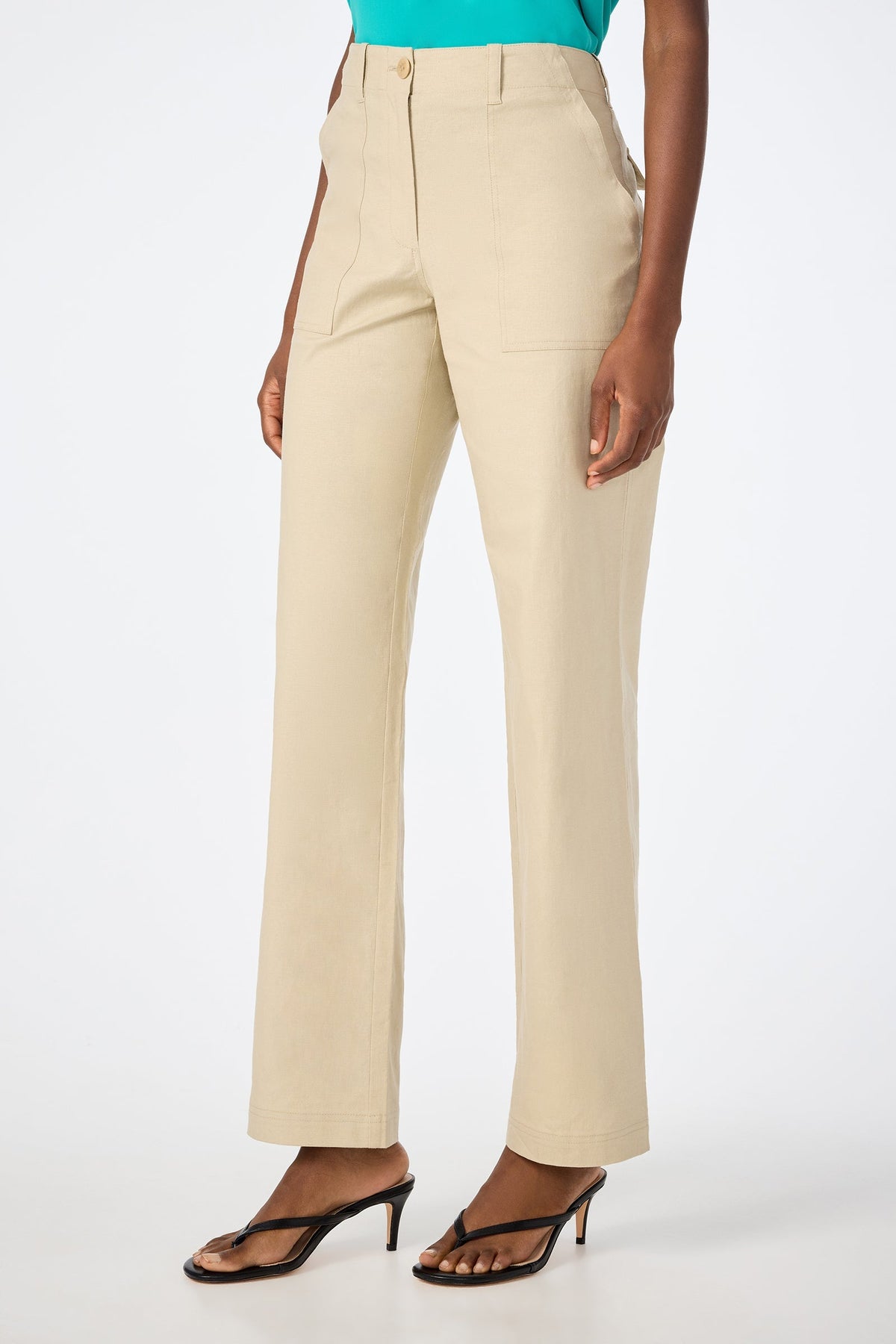 Pantalón de corte recto