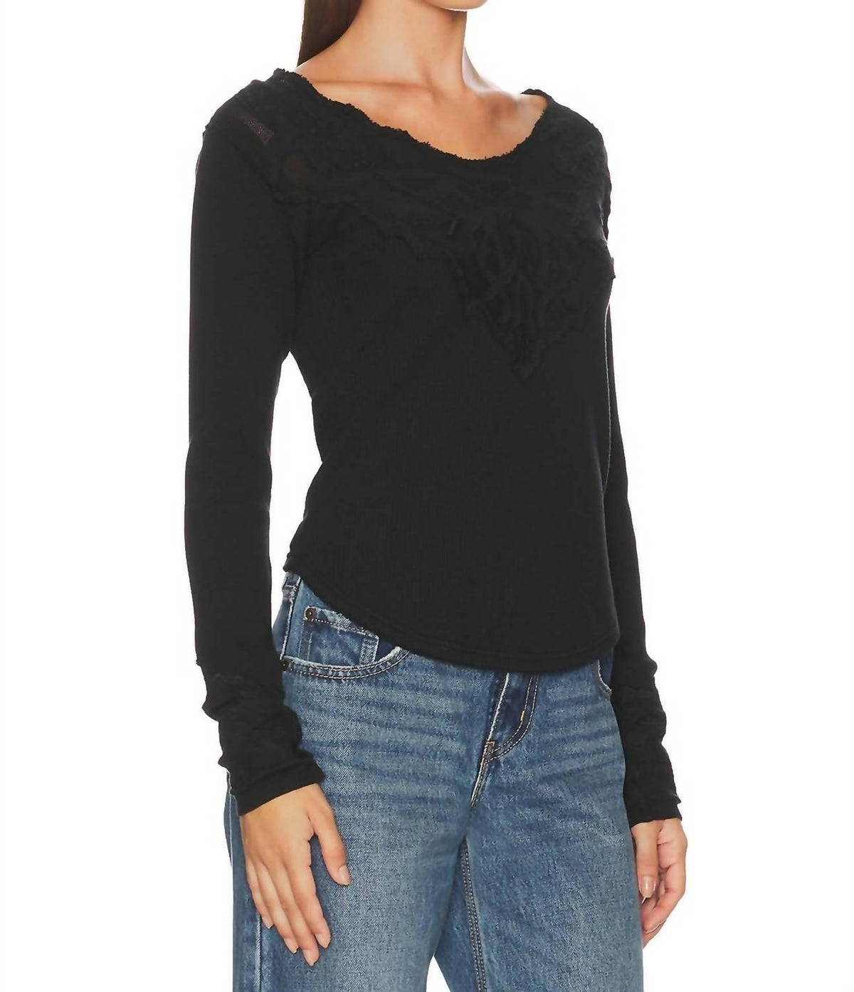 Top color negro