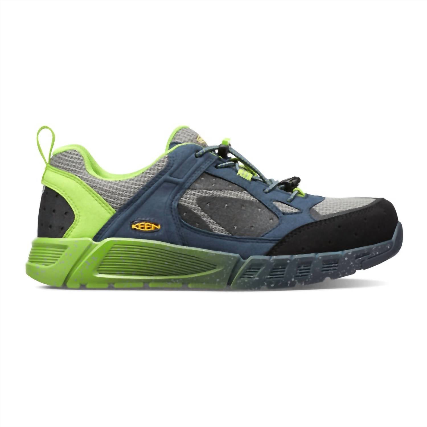 Zapatos de hombre color gris y verde