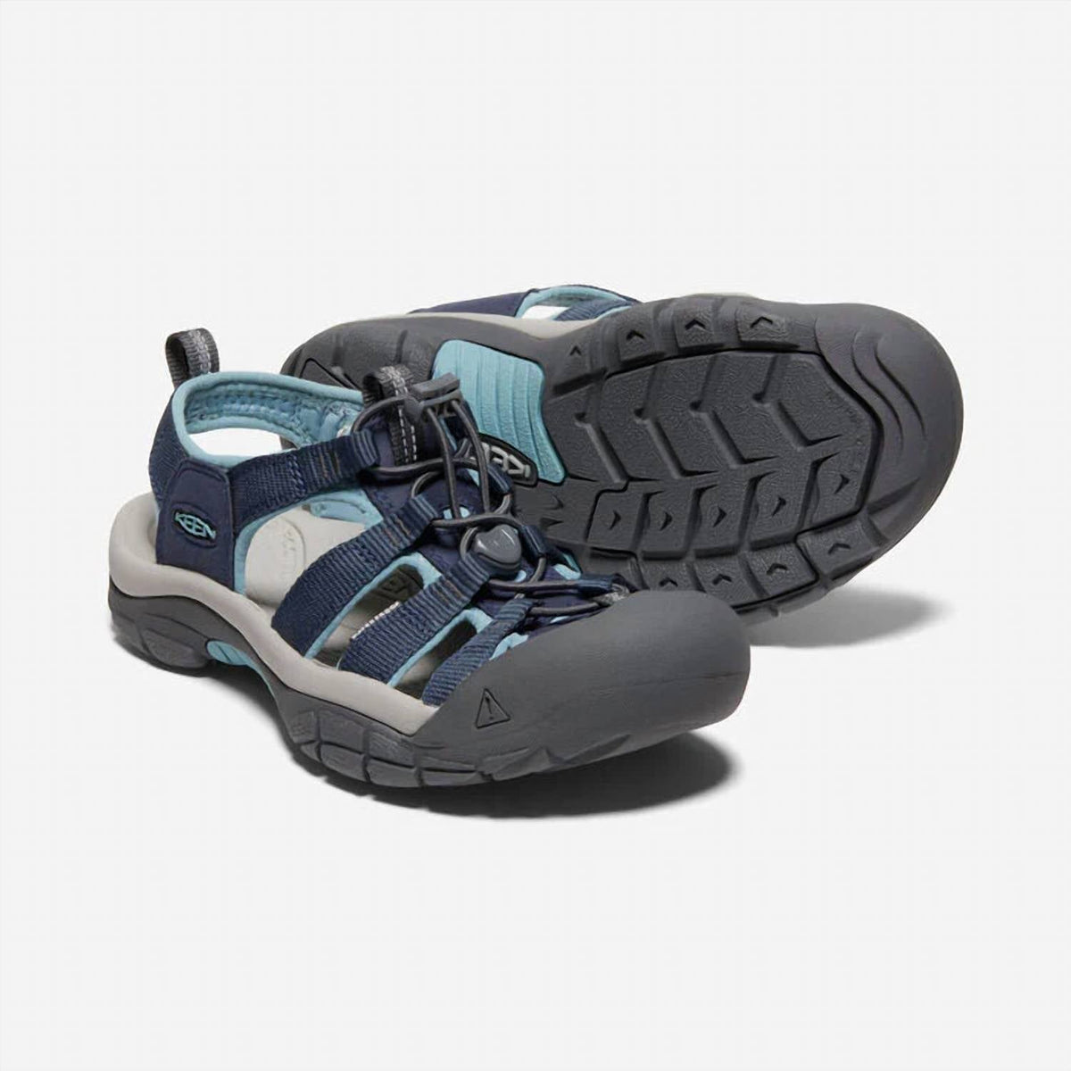 Sandalias de mujer color azul marino
