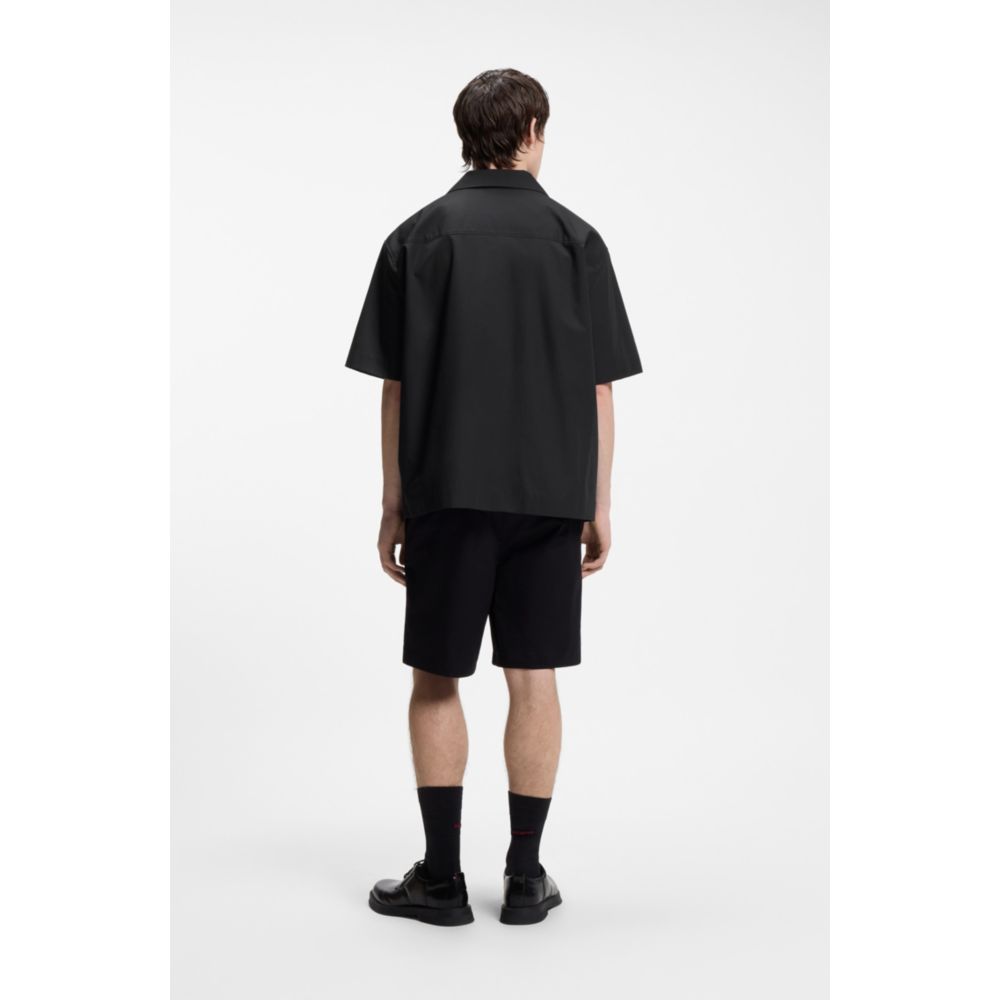 Camisa de algodón de corte amplio