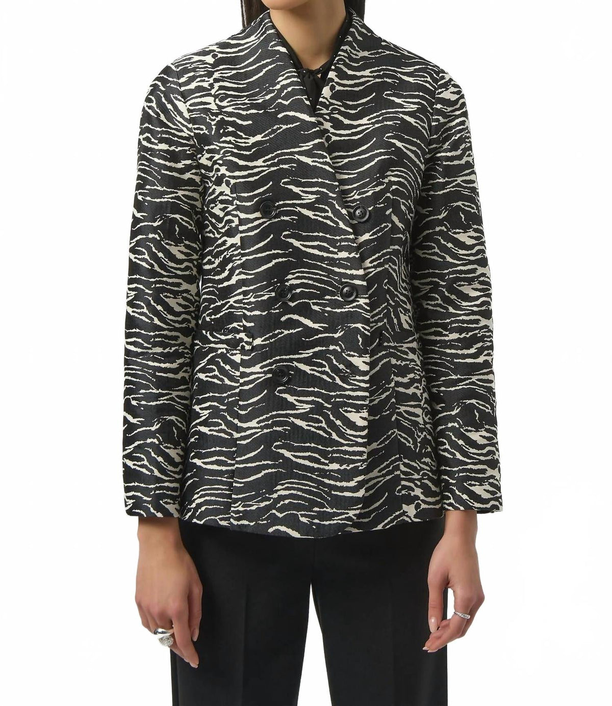 Blazer color negro y blanco