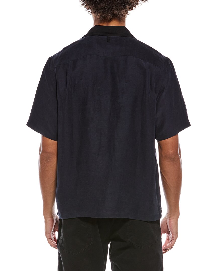 Camisa de mezcla de lino
