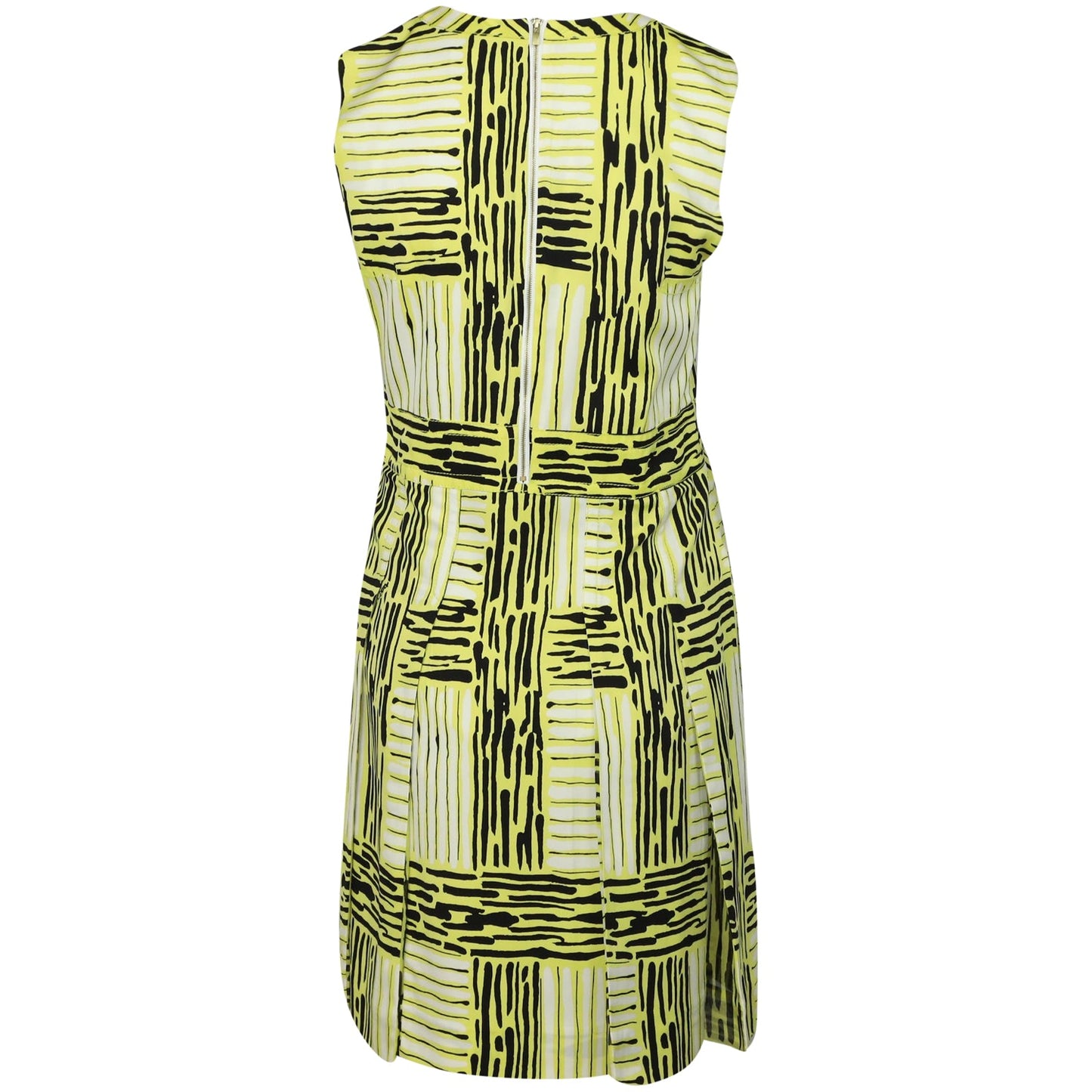 Vestido de algodón con estampado color amarillo