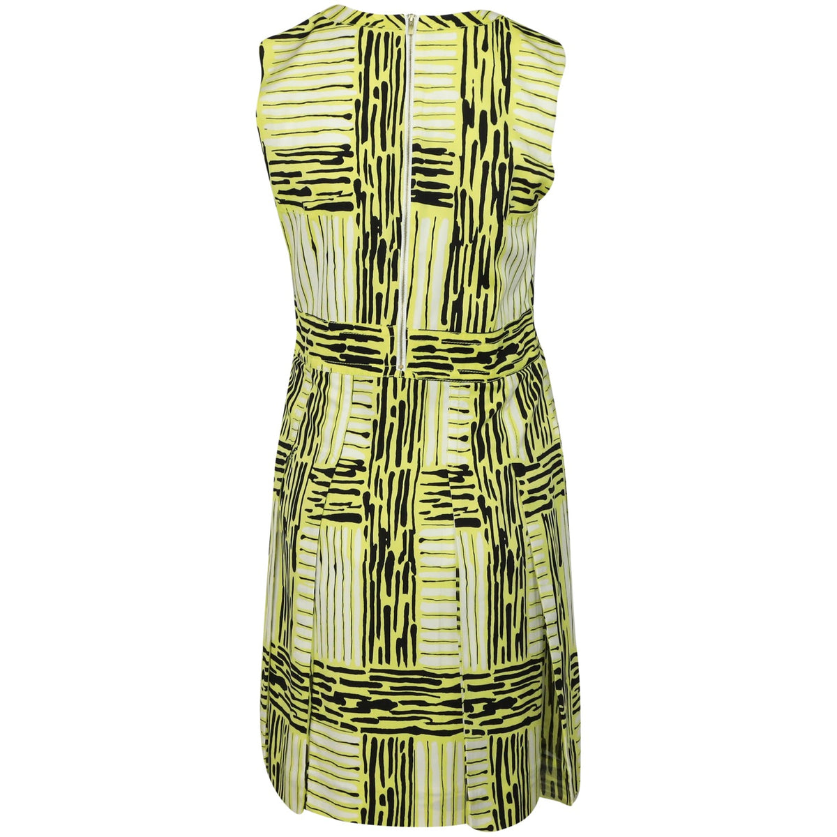 Vestido de algodón con estampado color amarillo