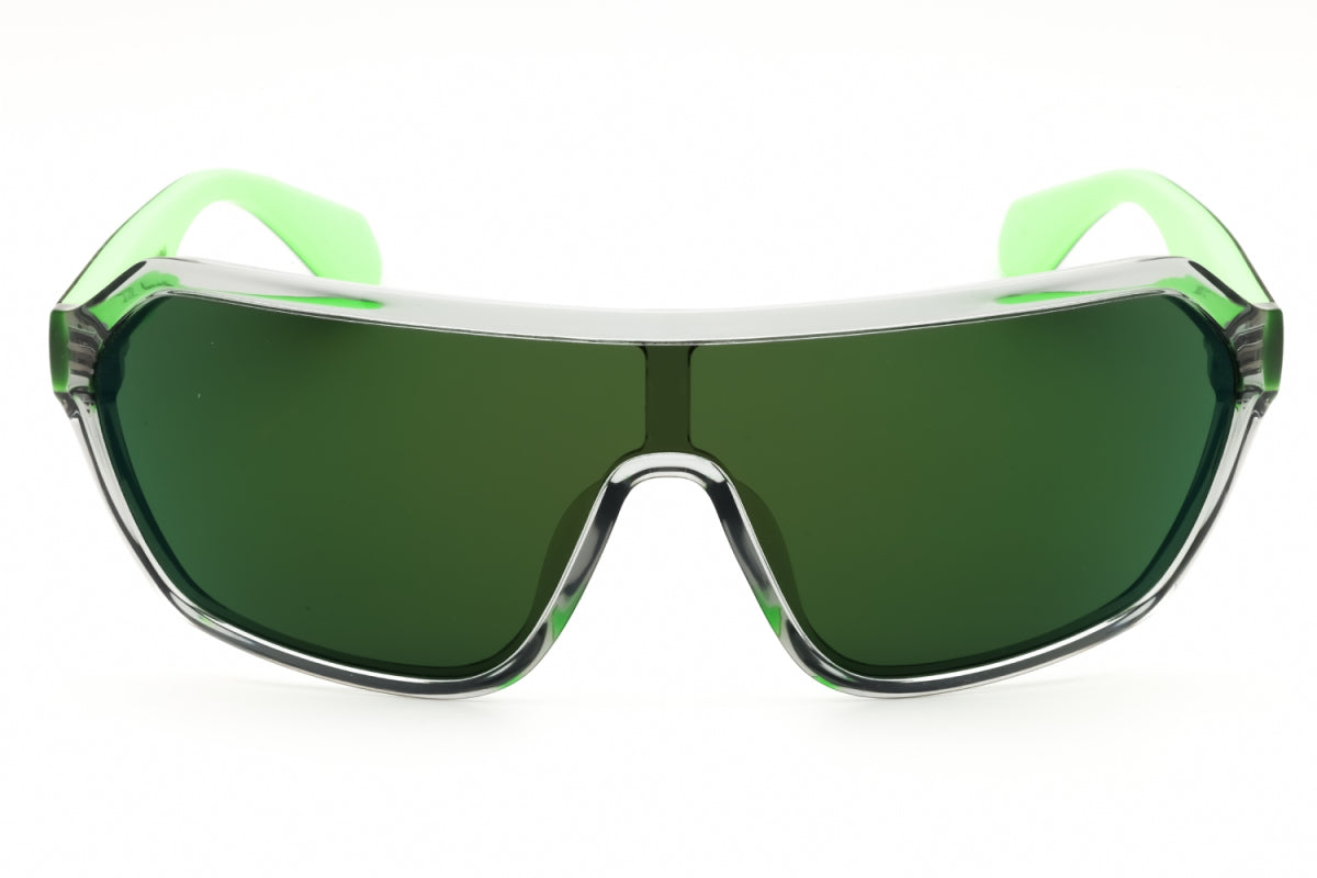 Gafas color gris y verde
