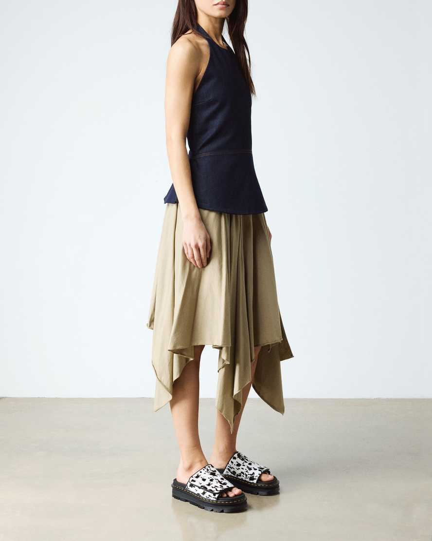 Sandalias de cuero con plataforma