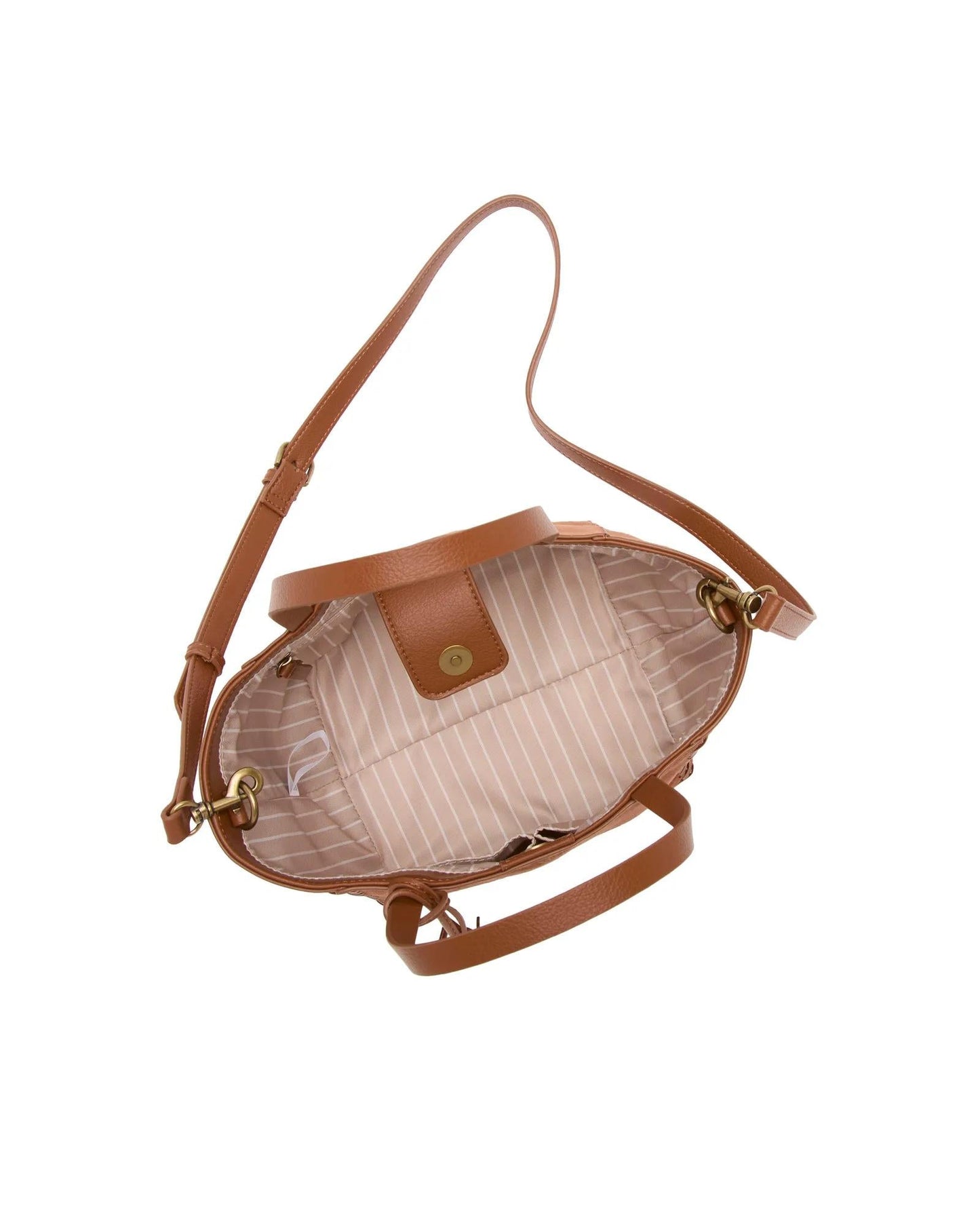 Bolso tote de efecto cuero