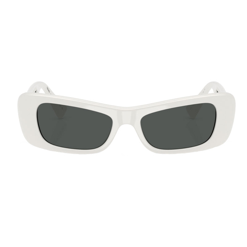 Gafas color gris oscuro y blanco