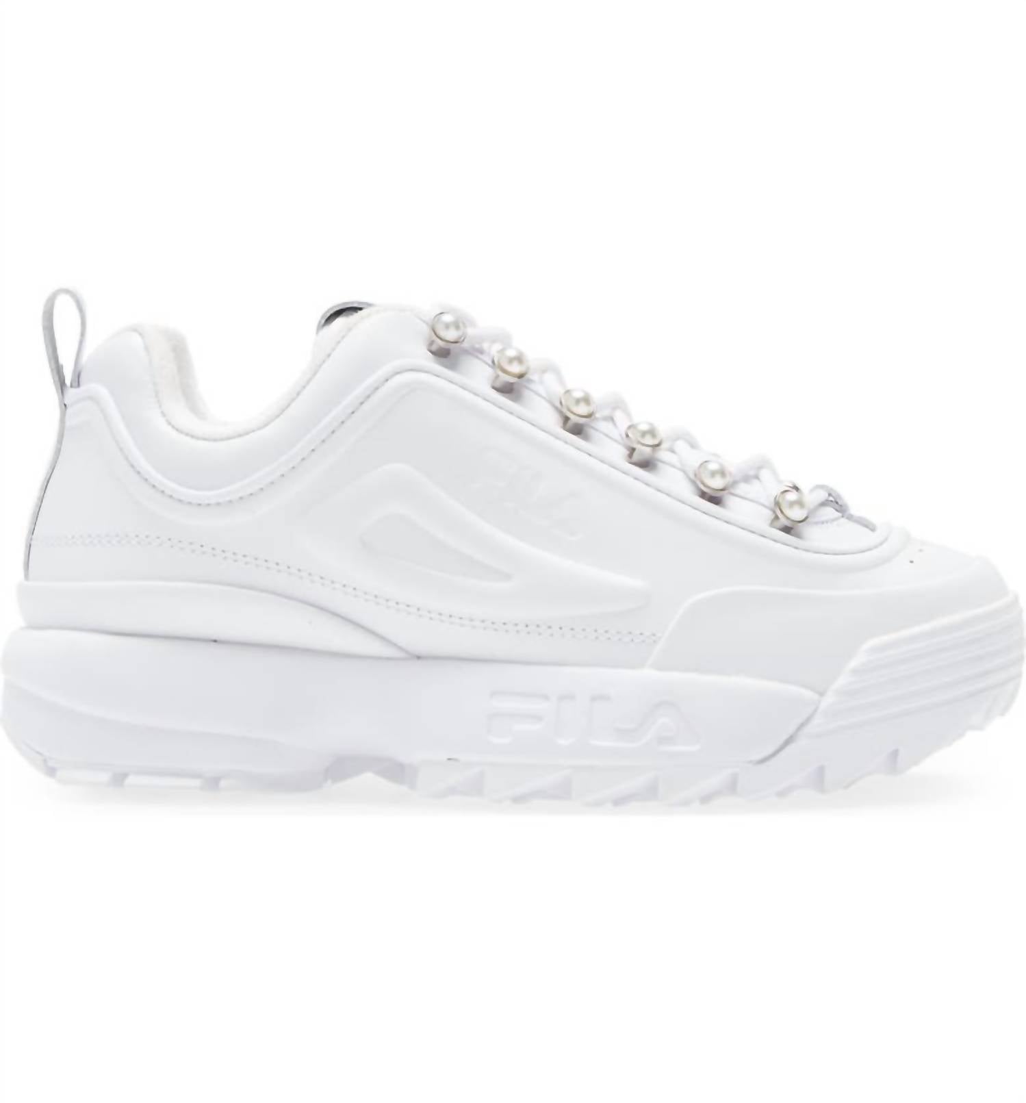 Tenis de mujer de cuero color blanco